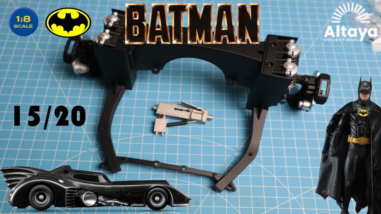Montez la Batmobile de 1989 1/8 @Altaya France  15/20