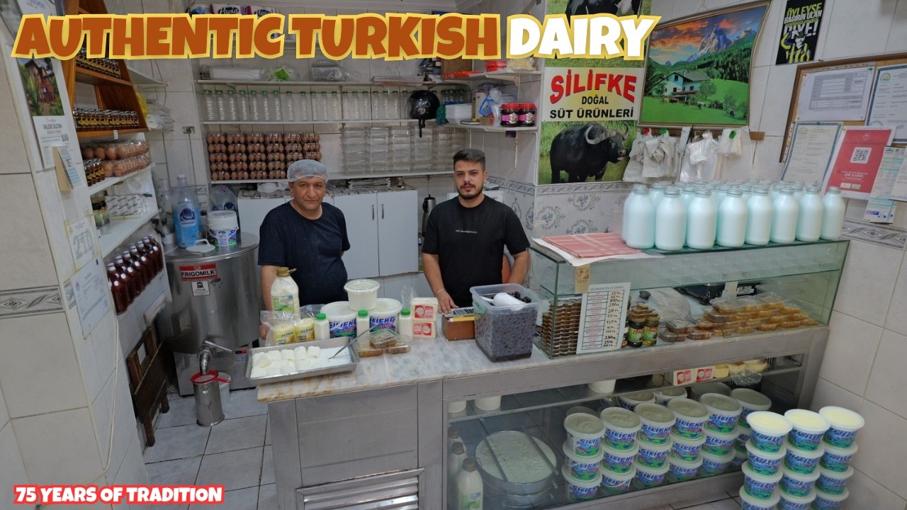 How Turkish Yogurt & Kaymak Are Made | Full Traditional Process