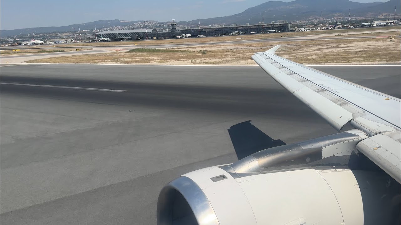 Aegean Airlines • Airbus A320-232 • SX-DVK • Sunny Afternoon Takeoff from Thessaloniki