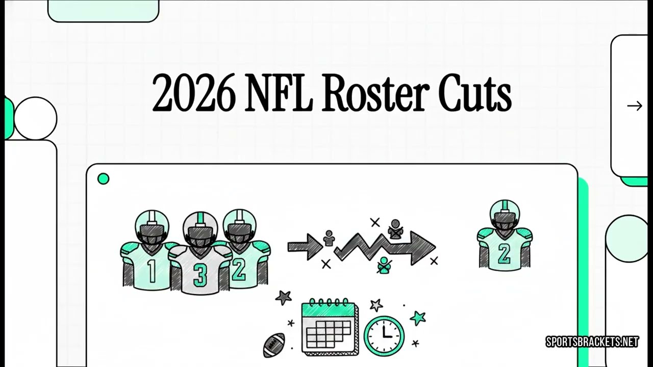 2026 NFL Roster Cuts Explained: 53-Man Deadline, Waivers & Free Cut Tracker 🏈