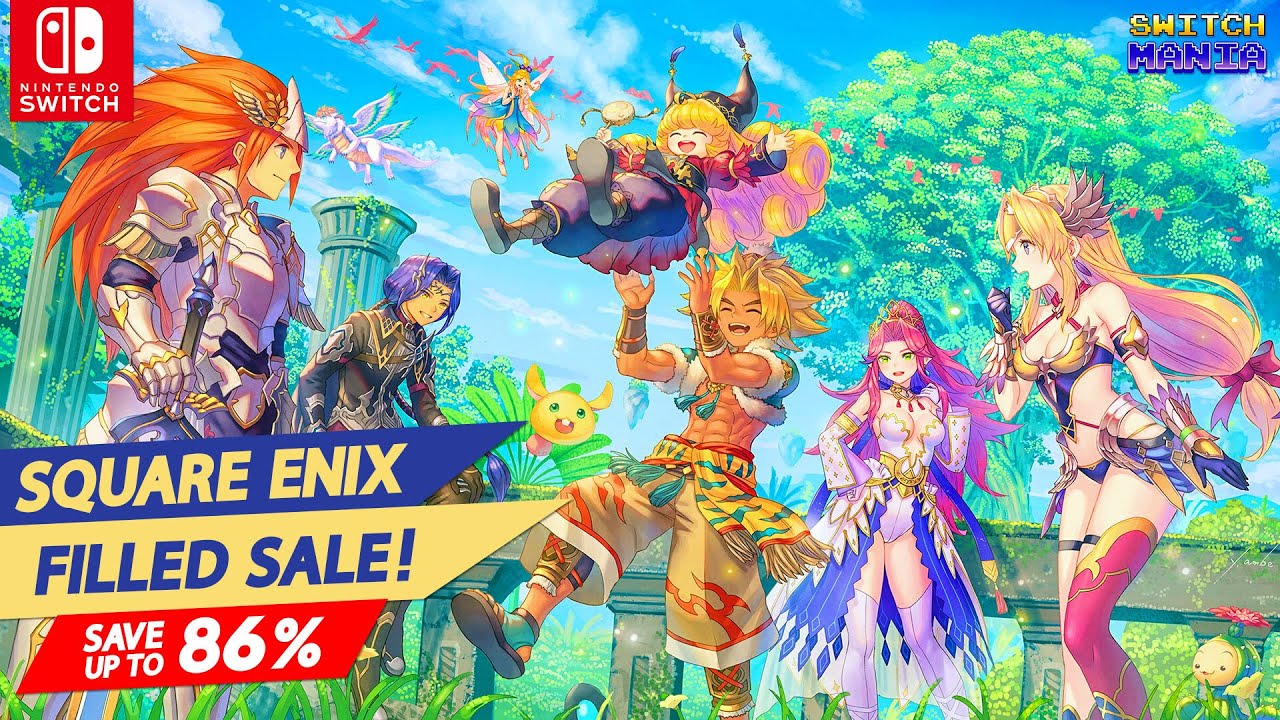 Square Enix-Filled SALE! 30 Switch Games You'll Kick Yourself For Skipping!
