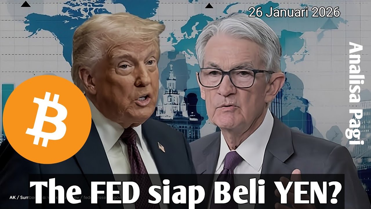 Analisa Pagi - The FED siap Beli YEN? Apakah Bitcoin lanjut Crash? Berikut next skenario