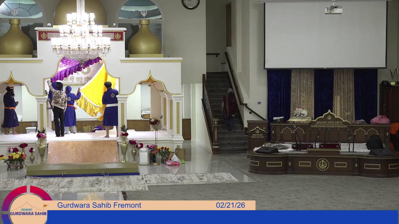 Gurdwara Sahib Fremont Evening Diwan 2026-02-21
