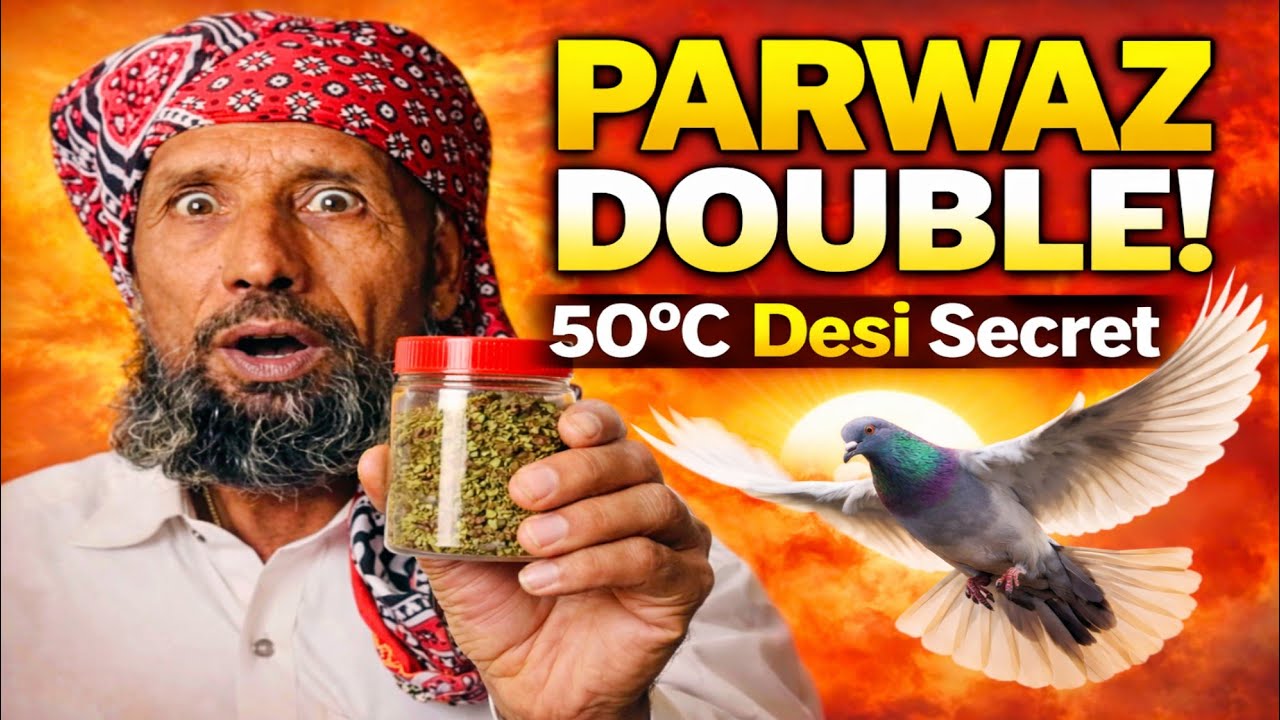 Kabootar Ki Parwaz Double Karne Ka Secret | Hazma Bhi Fit | 50°C Garmi Ka Desi Nuskha