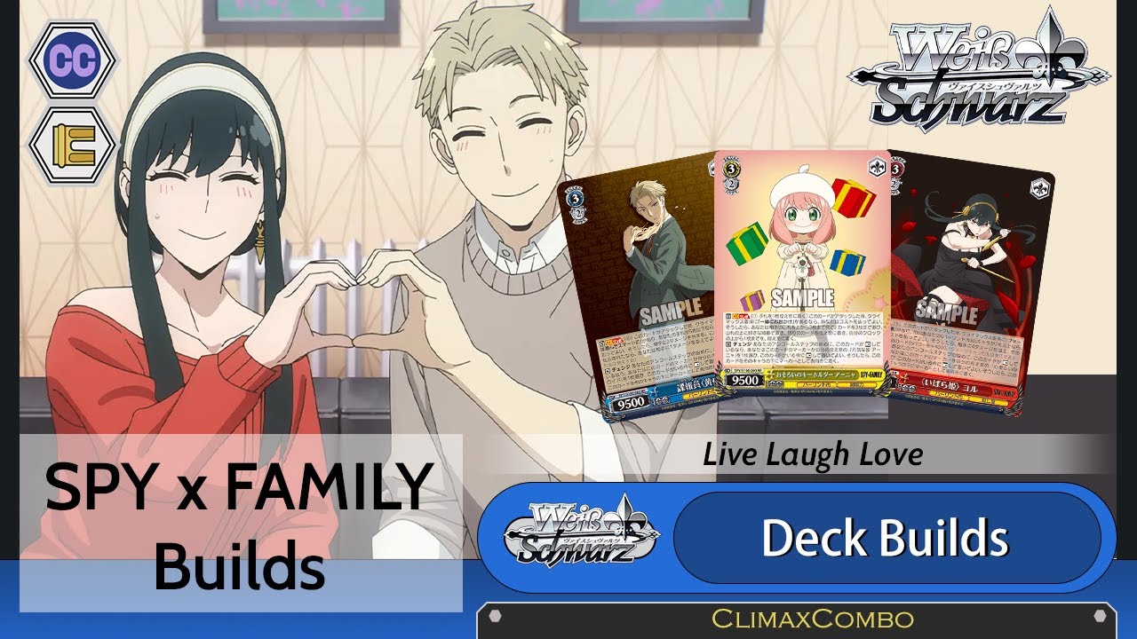 Weiß Schwarz SPY x FAMILY Deck Builds