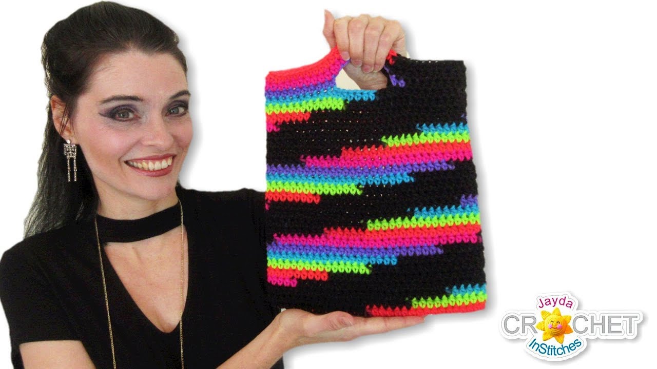 Trick or Treat Bag Crochet Pattern & Tutorial