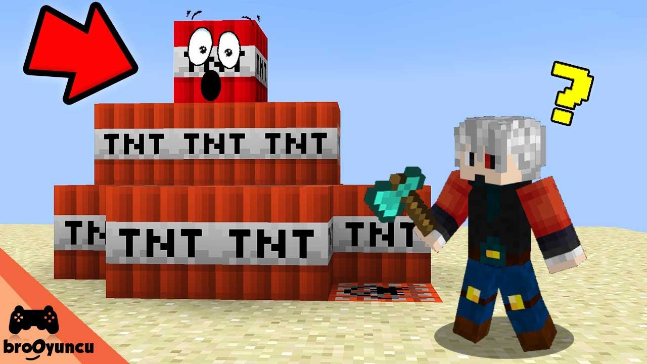 MİNECRAFT İMKANSIZ GÖRÜNMEYEN TEK BLOK OLUP SAKLAMBAÇ