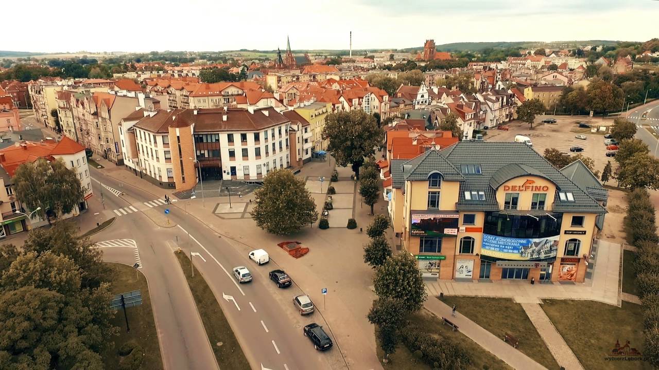 Lębork z lotu ptaka