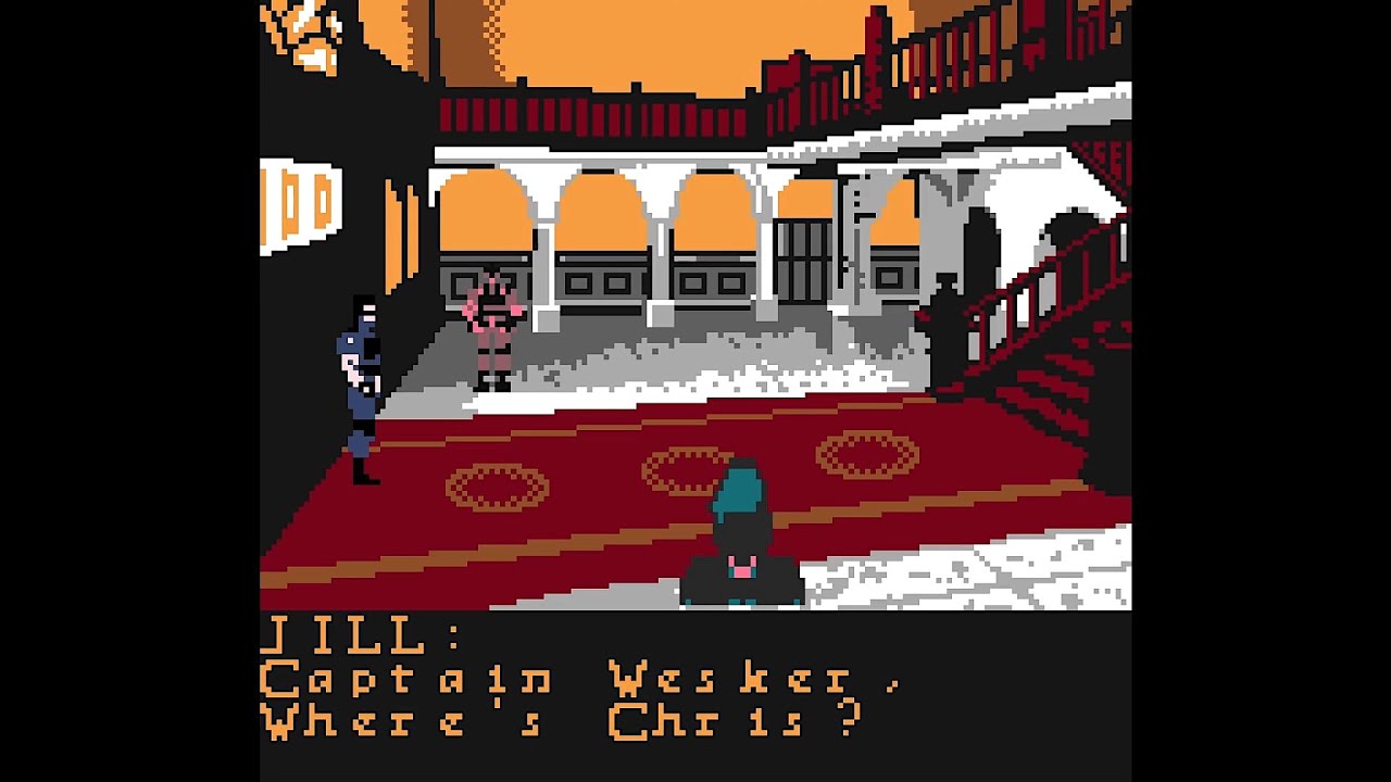 Surviving Pixel Horror: Resident Evil 1 Cancelled Port Gameplay