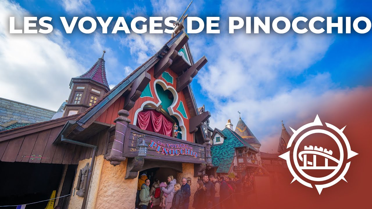 🇫🇷DISNEYLAND PARIS: Les Voyages de Pinocchio | Attractie Walkthrough 4K
