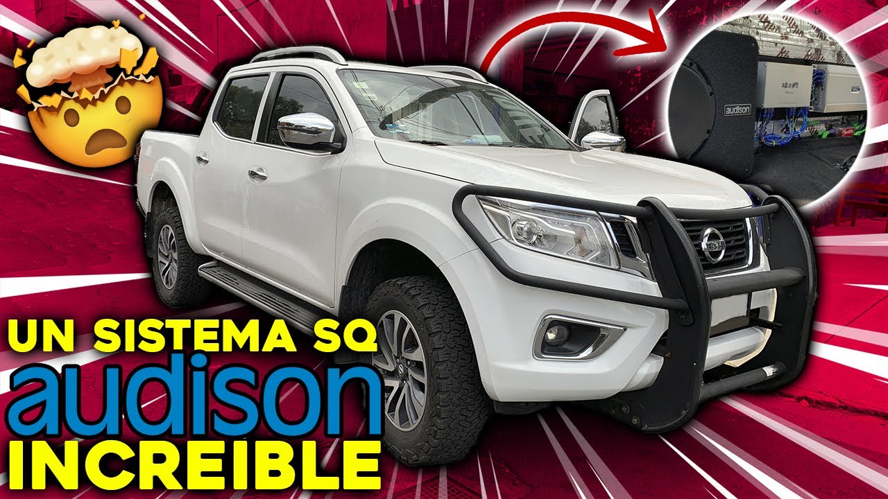🔥 Nissan Frontier con sistema de audio SQ Audison | Mucha calidad de audio | Car Audio