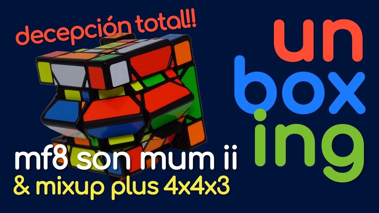 Unboxing mf8 Son Mum 2 | Una Gran Decepción | Cubos de Rubik