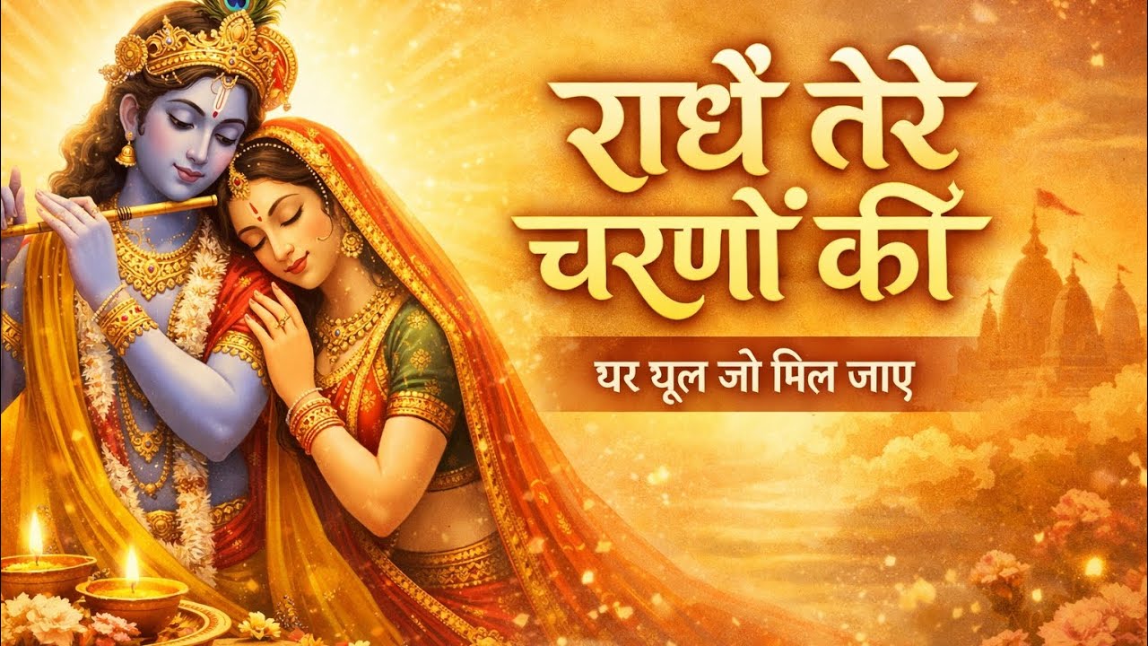 राधे तेरे चरणों की घर धूल जो मिल जाए//Radhe Krishna DJ Bhajan//#Bhajan #bhakti 