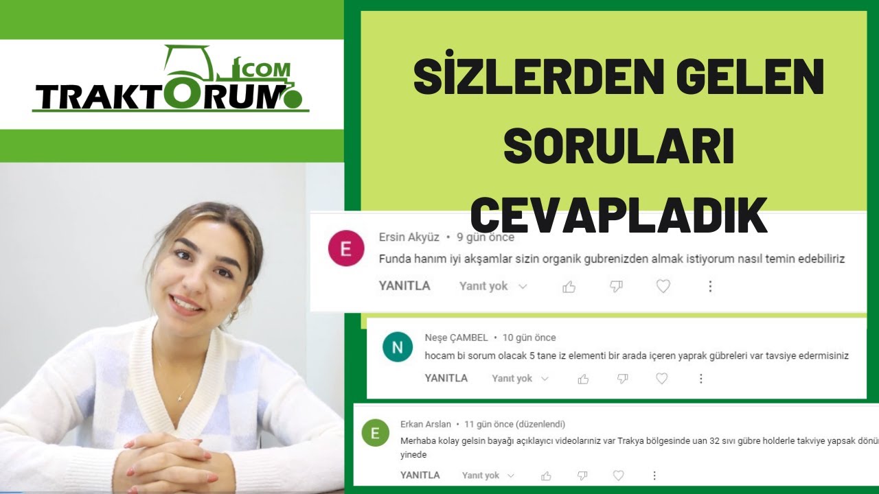 Sizlerden Gelen Soruları Yanıtladık