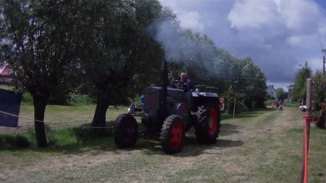 Lanz Bulldog Schaapscheerdersfeest Nisse 2010 Oude Tractoren Ursus Old Tractors OTMMZ HD Video