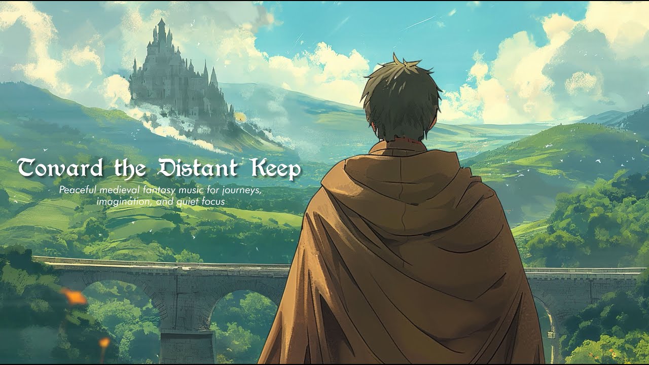 Toward the Distant Keep | Calm Medieval Fantasy Journey Music