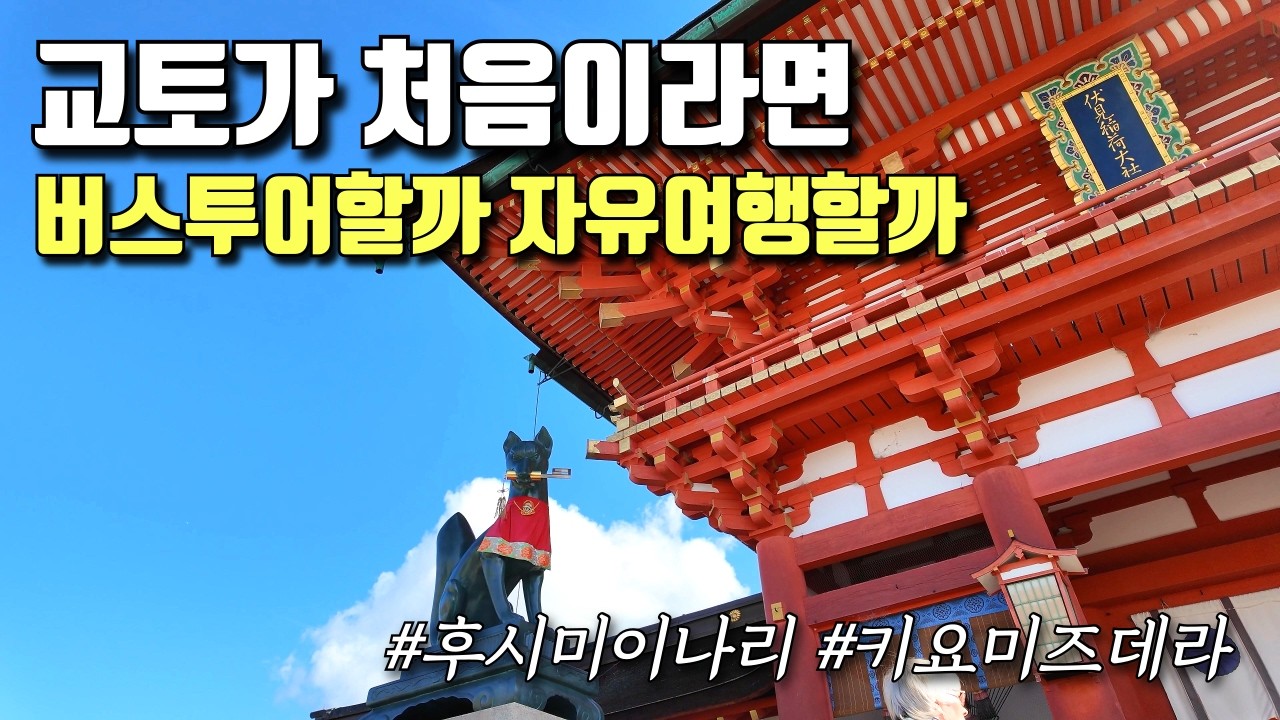 【교토】📍이나리신사, 기요미즈데라, 금각사, 아라시야마 | 교토 버스투어 | 교토가 처음이라면?