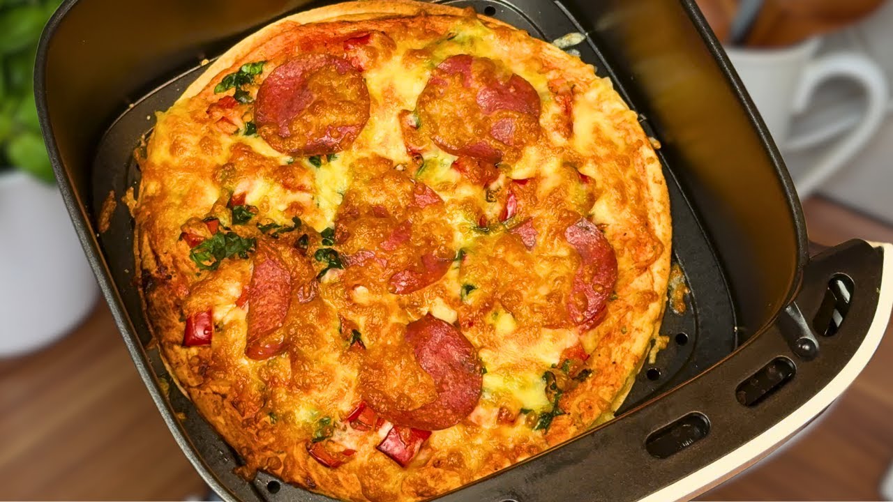 This Air Fryer Tortilla Pizza Has Gone Viral And It’s Ready in Just 10 Minutes!