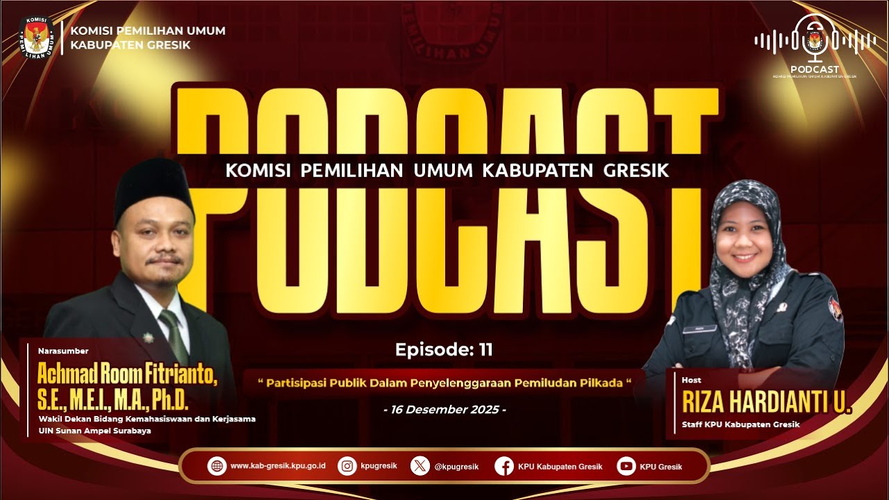 Partisipasi Publik dalam Penyelenggaraan Pemilu dan Pilkada | Podcast Episode 11