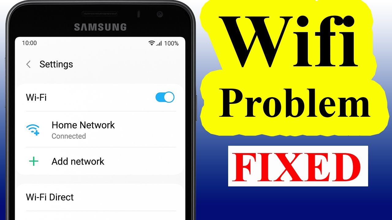 Samsung WiFi Not Working?  /  Easy Fix (100% Working)