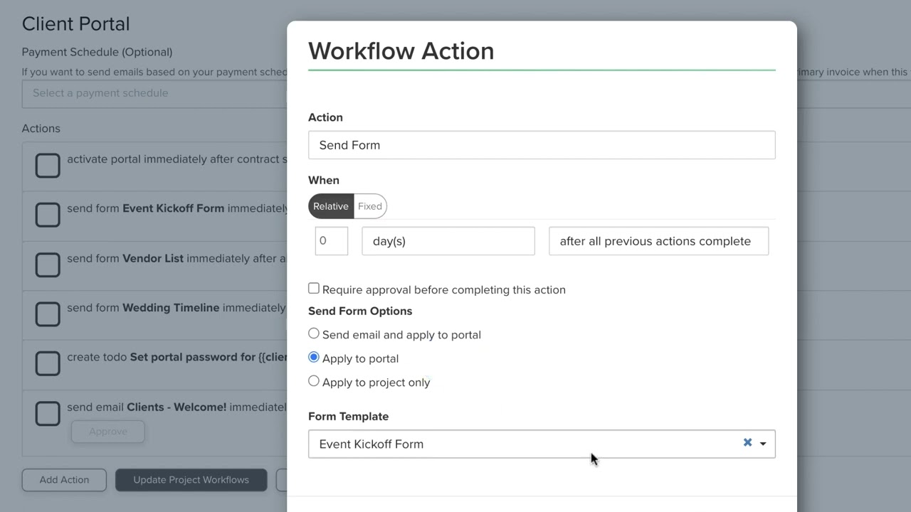 Automate with Workflows / Lesson 6: Setting Up a Client Portal