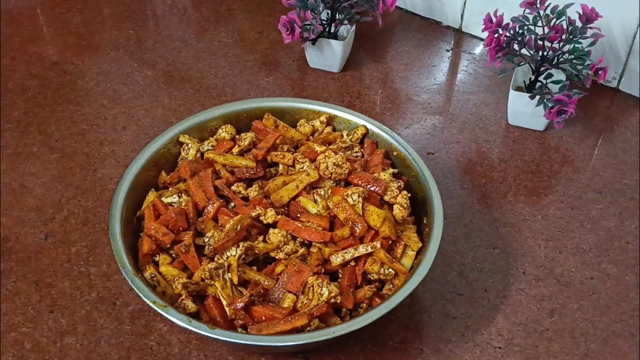 Gajar muli gobhi ka achar recipe #viral #trendin #hindi #viralshort #cooking
