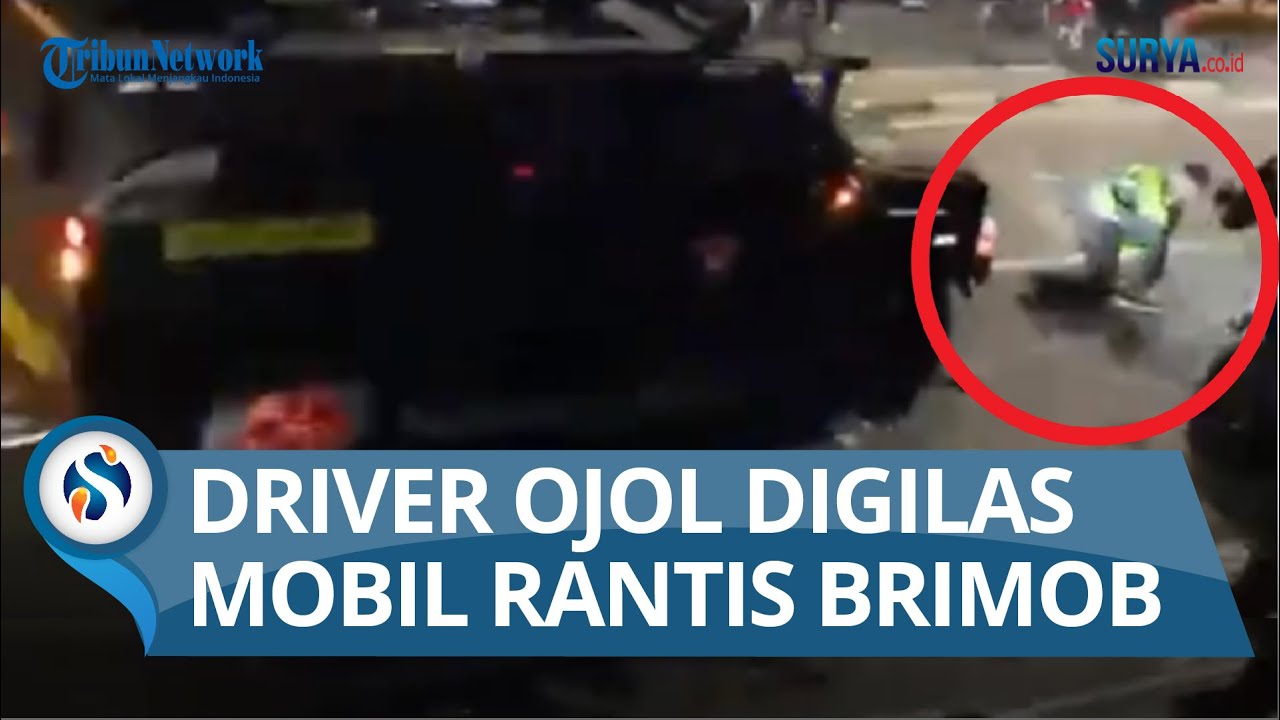 BEGINI KATA SAKSI KEJADIAN, Rantis Brimob Lindas Driver Ojol Saat Demo DPR Ricuh di Jakarta