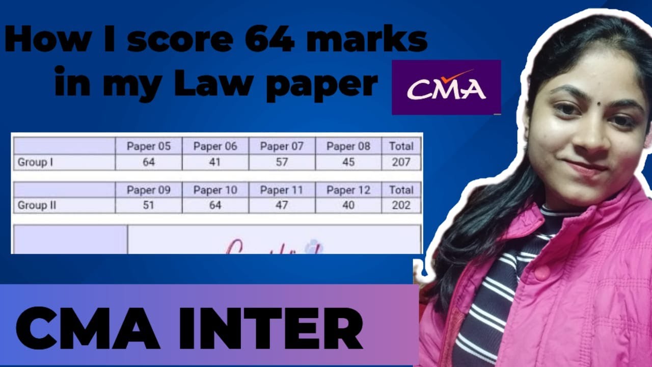 HOW I GOT EXEMPTION IN MY LAW PAPER || CMA INTER || PAPER NO.5 || GROUP 1 || DETAILED STRATEGY