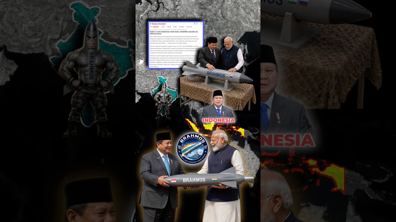 How India Counters China by Providing BrahMos to Indonesia? #shorts #brahmos #indonesia