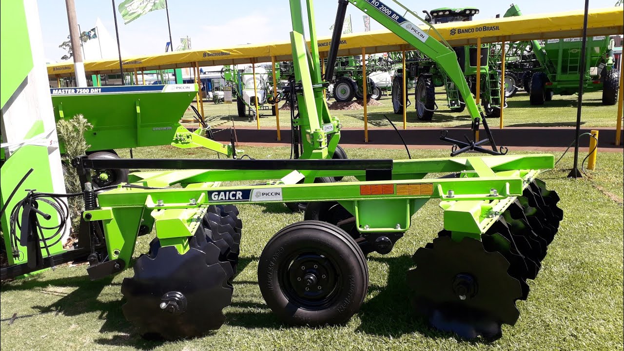 Conhe&ccedil;a Piccin Grades Aradora Niveladora guincho etc. Piccin Show Rural 2019