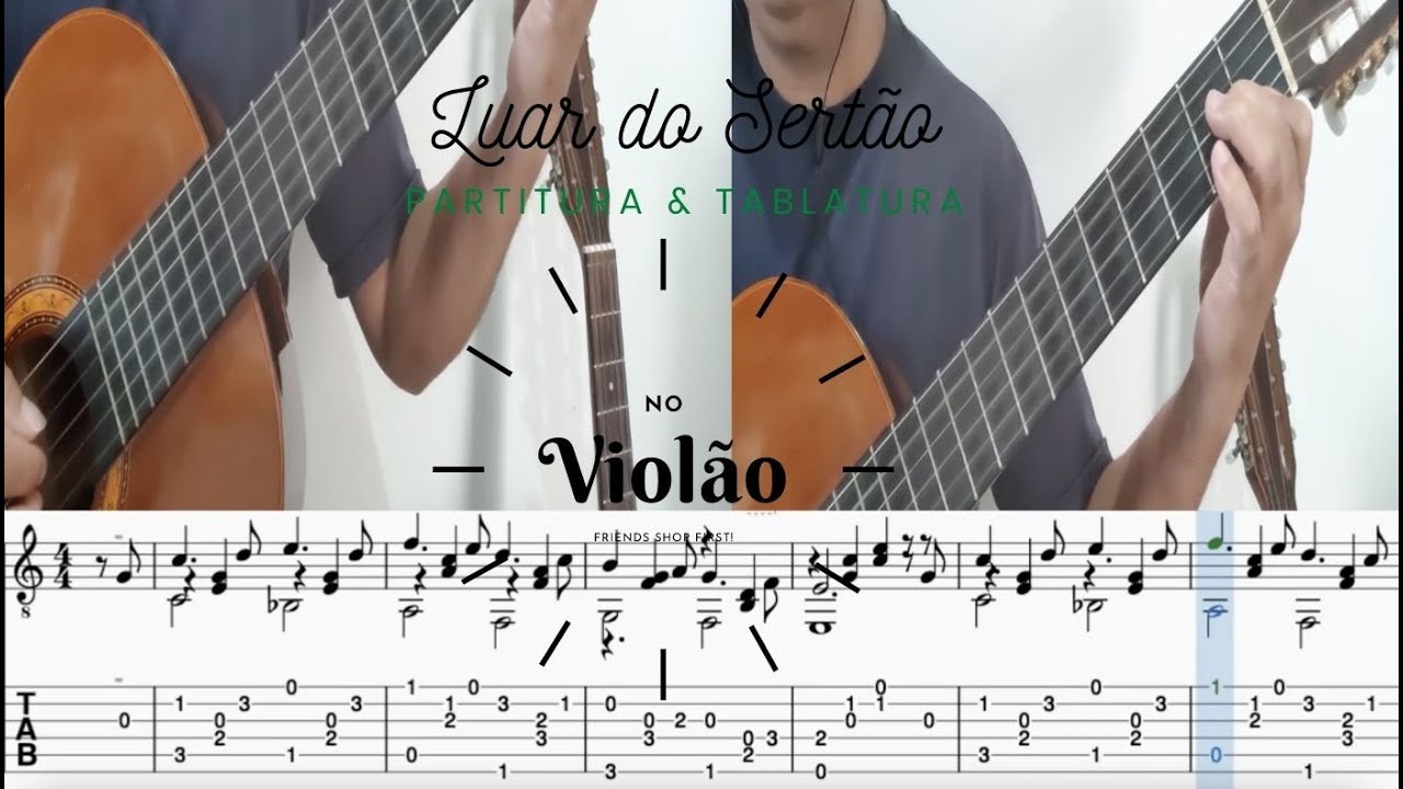 Luar do Sertão   Partitura & Tablatura no Violão
