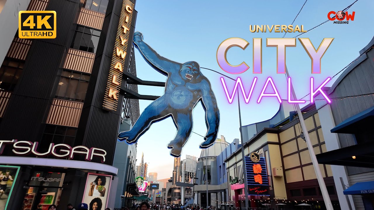 Welcome to Universal Studios CityWalk Hollywood Walking Virtual Tour October 20, 2024 in 4K UHD