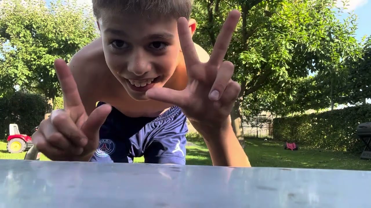 Watergevecht en aan het einde ice bucket challenge