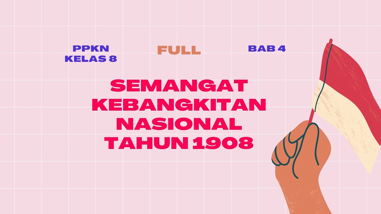 FULL - PPKn KELAS 8 BAB 4 - SEMANGAT KEBANGKITAN NASIONAL TAHUN 1908