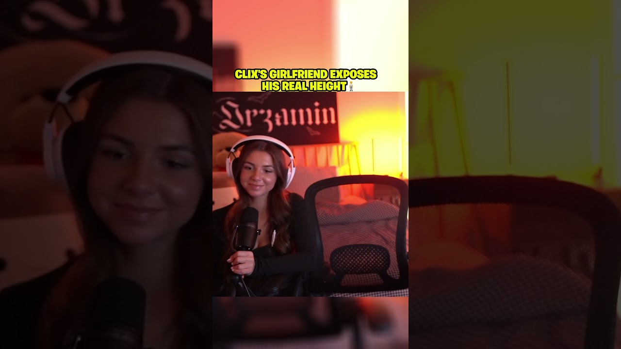 Clix's girlfriend EXPOSES his real height 🧍