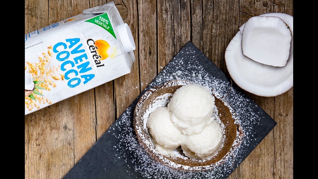 Gelato al cocco fatto in casa