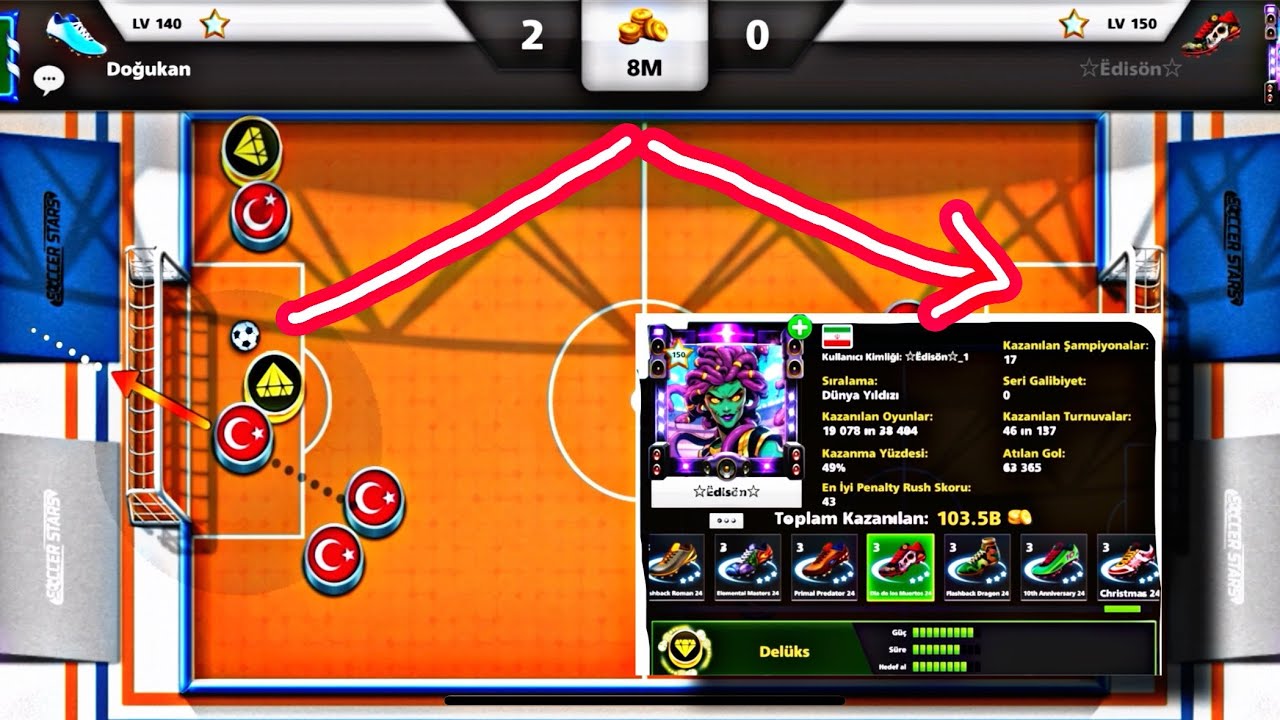 SOCCER STARS ~ Netherlands Gameplay vs EDİSÖN