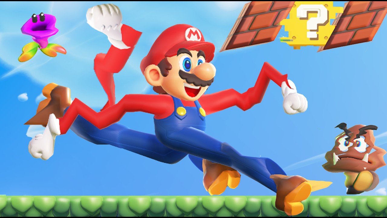 Mario, but EVERY Level has a GLITCH