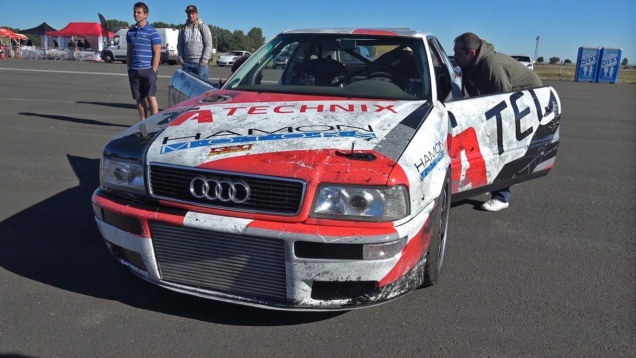 1350HP Audi S2 R30 Turbo Coupe w/ HOOD EXHAUST! INSANE LAUNCH CONTROLS!