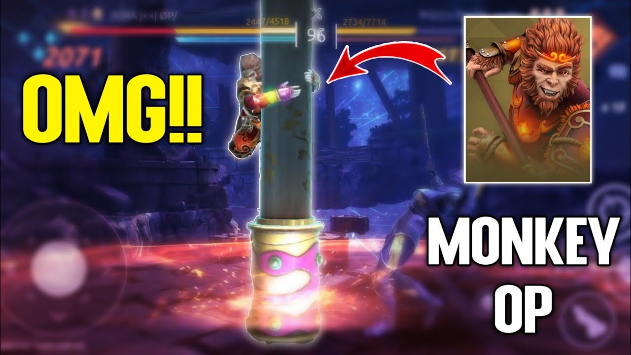 Everyone will take monkey king after watching this - Shadow Fight Arena || Monkey King gameplay