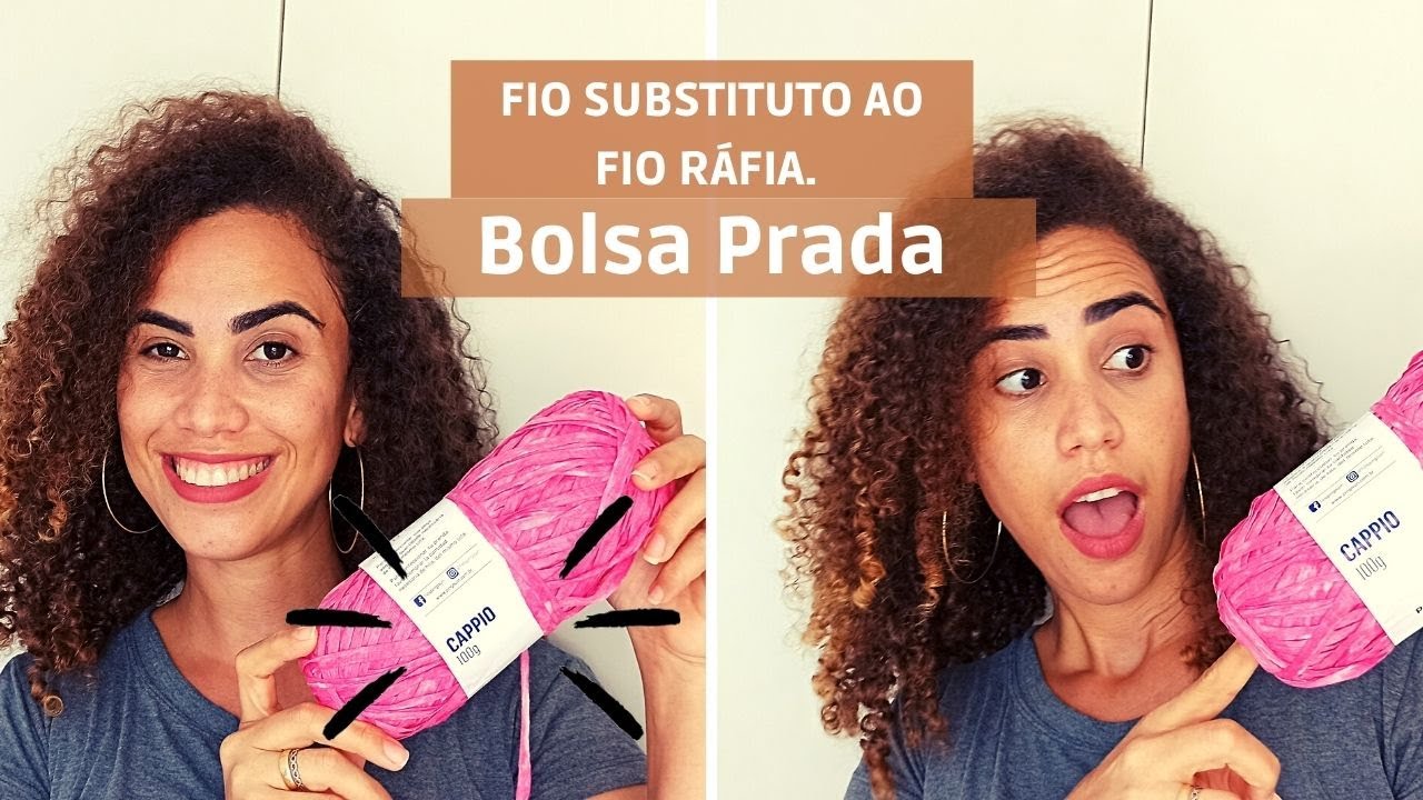 FIO RÁFIA DA BOLSA PRADA - QUAL FIO POSSO SUBSTITUIR O RÁFIA ?
