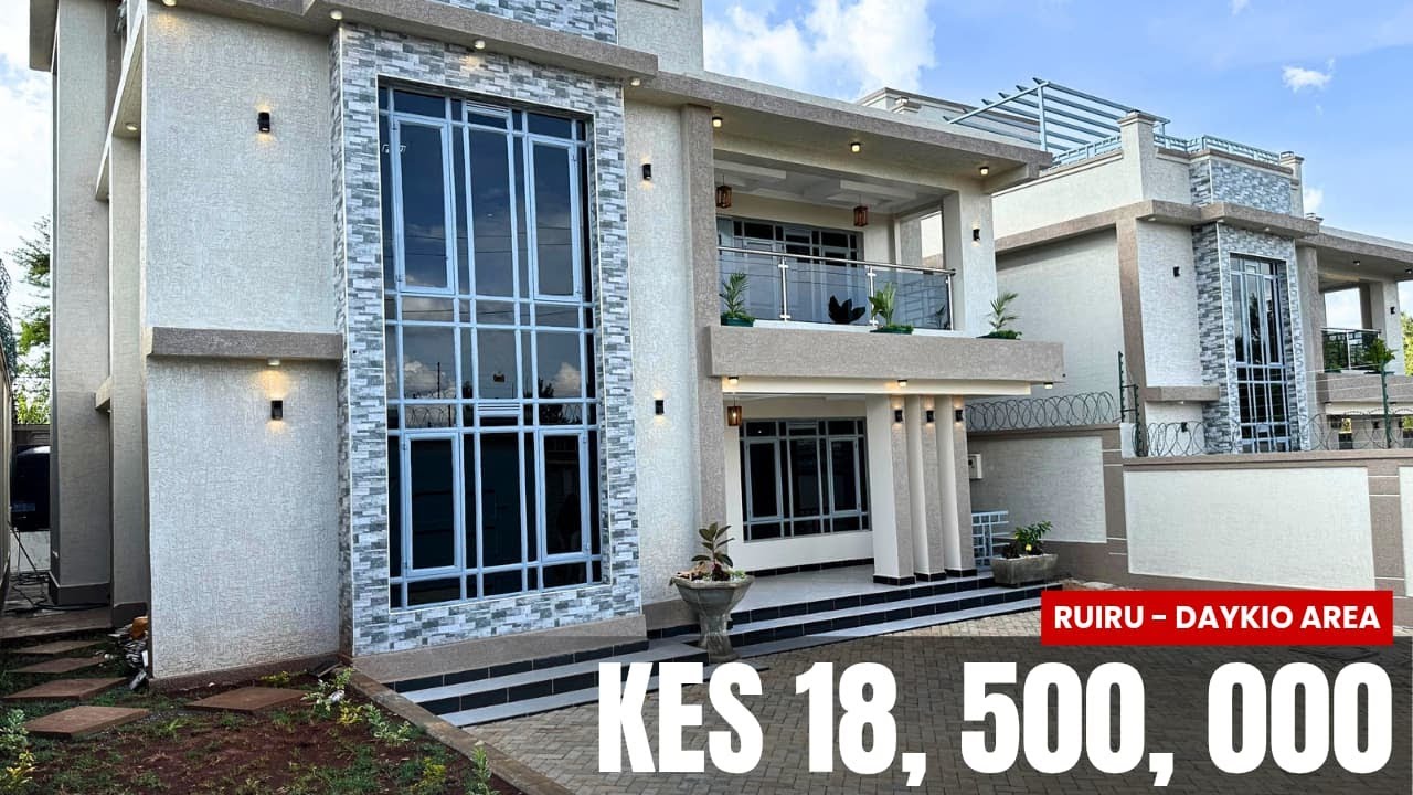 4 Bedroom mansion for sale in Ruiru Kiambu #houseforsale #nairobi #investment #realestate #homebuy