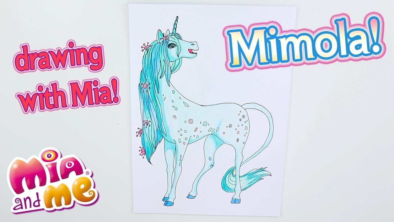 Mimola - drawing with Mia - Mia and me