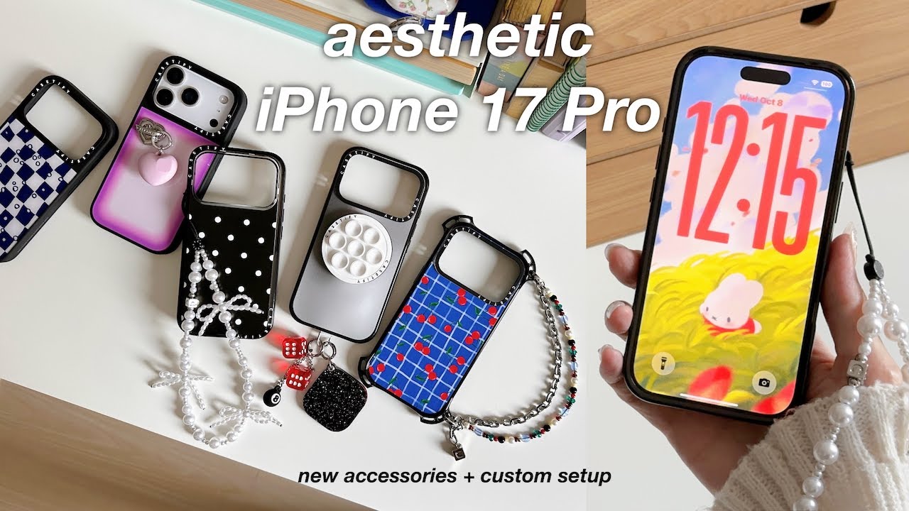 Как я делаю свой iPhone 17 Pro милым и эстетичным | Распаковка новых аксессуаров для iPhone 17 | ...