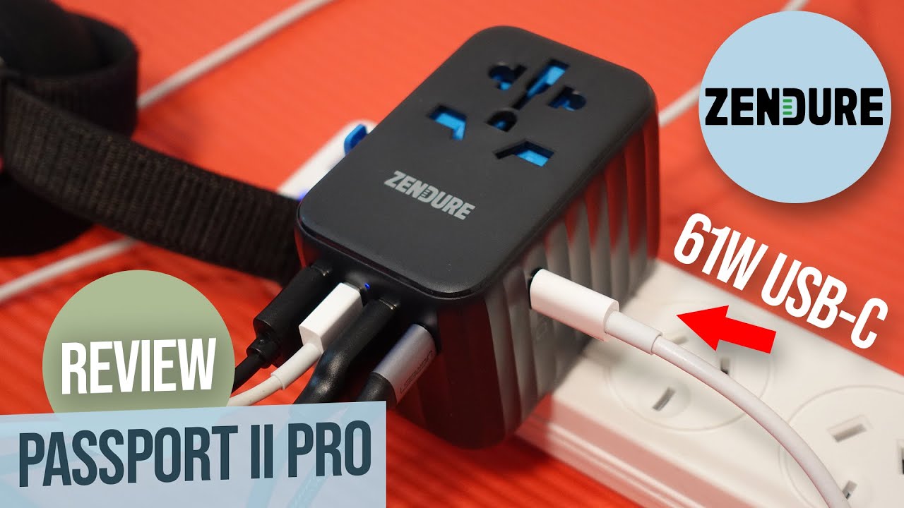 Zendure Passport II Pro Review | Best USB-C Universal Travel Adapter