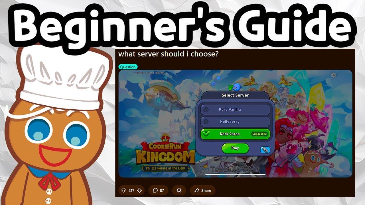 Start Here: Cookie Run Kingdom Guide.