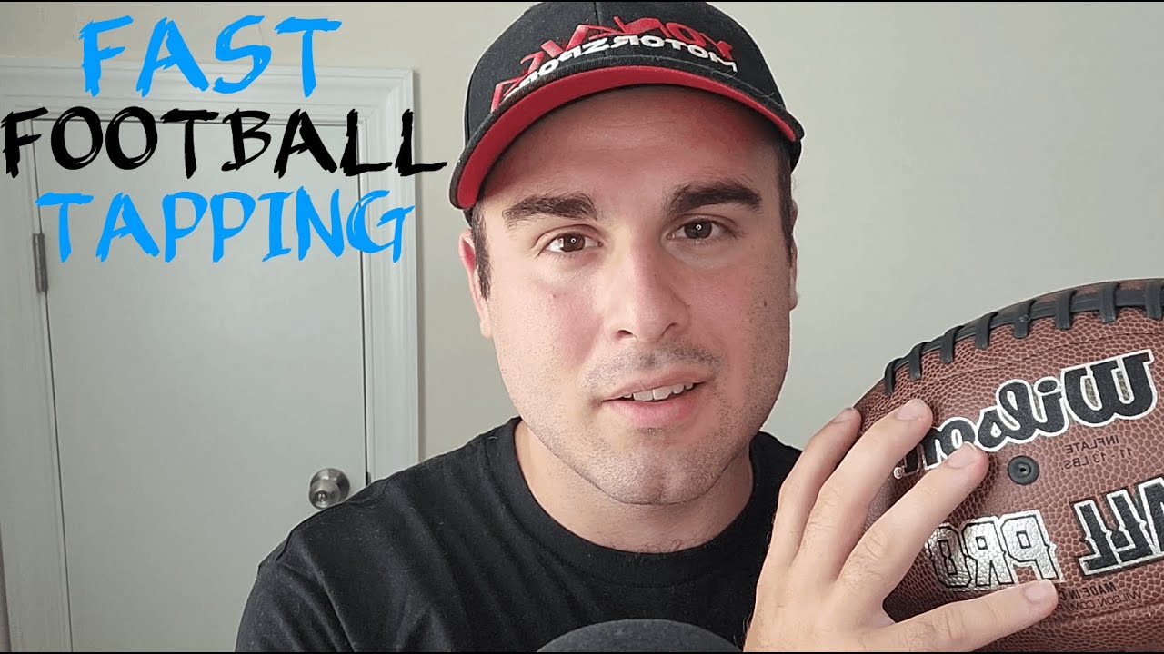 ASMR FAST Football Tapping for Tingles
