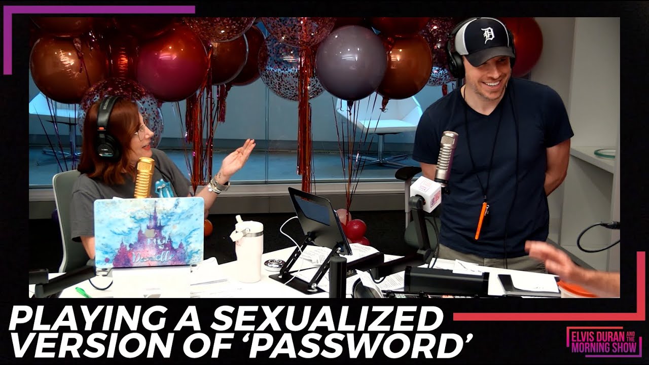 Playing A Sexualized Version Of ‘Password’ | Elvis Duran Exclusive