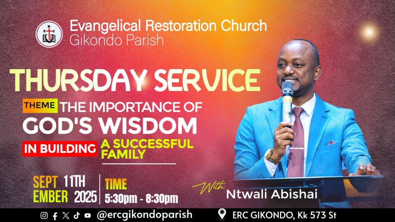 Thursday Service With Ntwali Abishai | 11th September, 2025