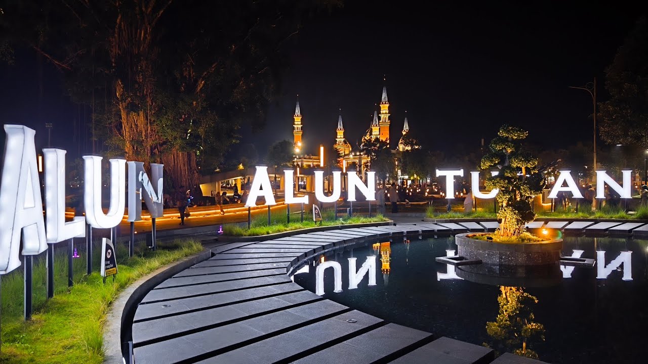 Suasana Malam Alun-alun Tuban | Kab. Tuban Prov. Jawa Timur